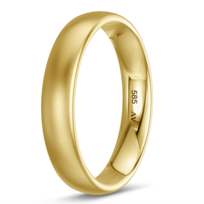 THE MONO BAND // Gelbgold 585 Sandmatt
